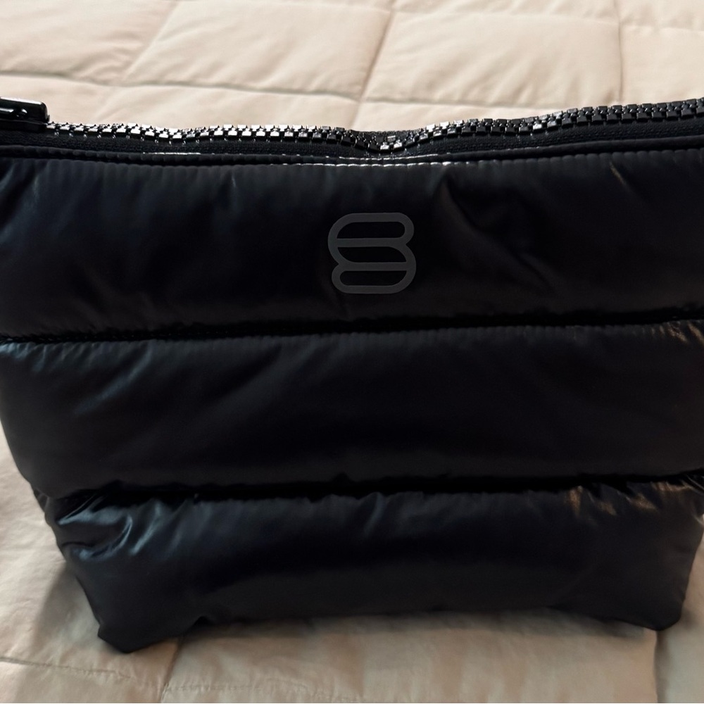 Black Quilted Pouch